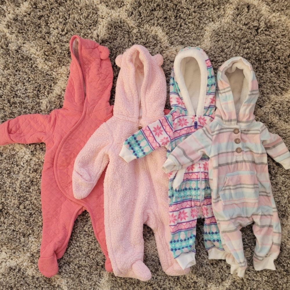 Carters Coveralls Bundle of 4
